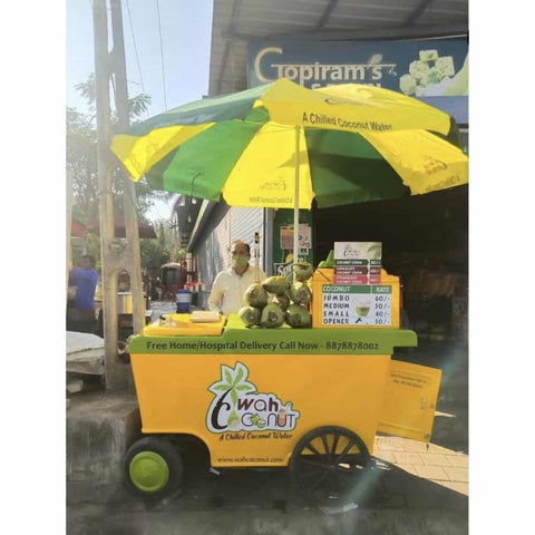 max coconut water vending cart