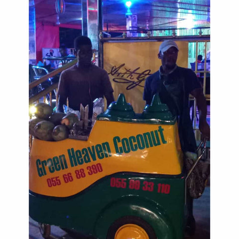 Tanzania coconut water cart