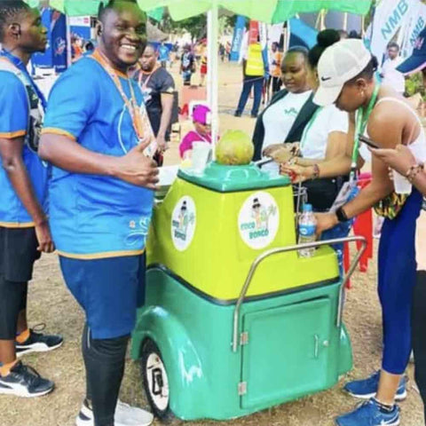 coco express coconut water carts