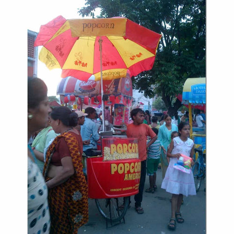 popcorn machine on cycle in delhi