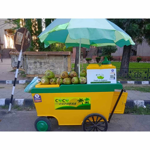 coconut water cart by coco express
