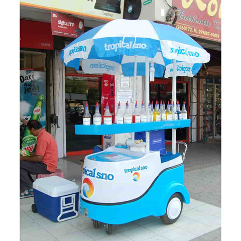 ice shaver machine cart