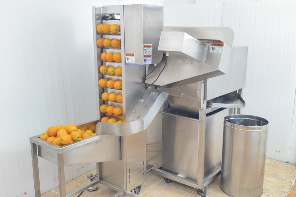 industrial orange juice machine