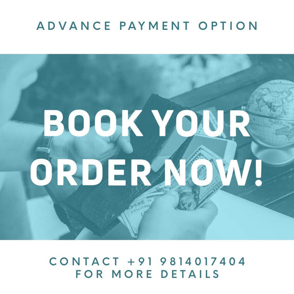 advance payment option for Juiceinidia