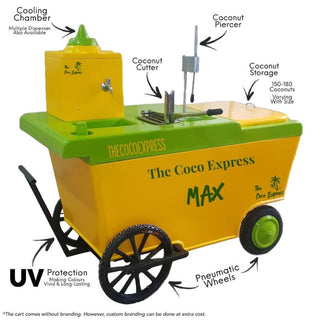 Max Coconut Water Cart Features