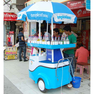 Ice Gola Cart with Umbrella