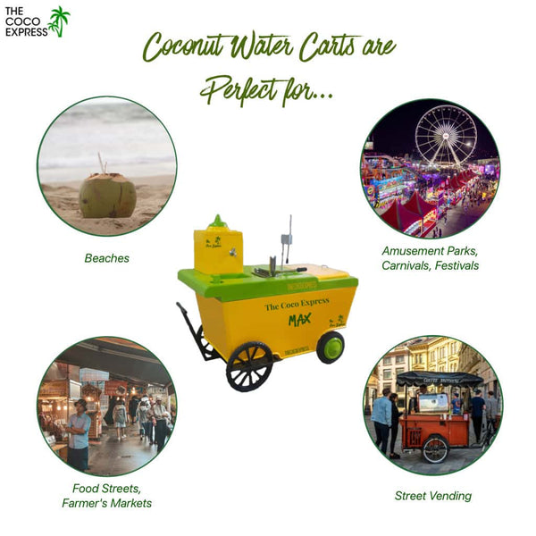Ideal Locations for Coconut Water Cart