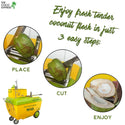 Coconut Cutting Process