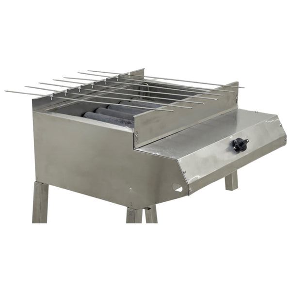 Gas Grill 7-Seekh - Small, Handy and Easy to Carry BBQ Grills by Kebabster